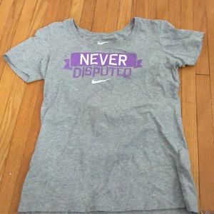 cute grey “never disputed” tee